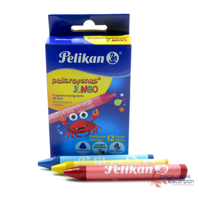 CRAYONES JUMBO PELIKAN C/12 PIEZAS CRAYONES JUMBO PELIKAN C/12 PIEZAS